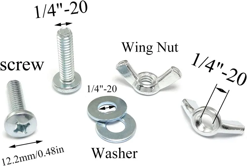 اندازه و ابعاد: دقت در گام و قطر مهره ها