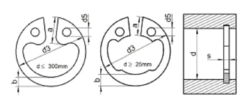 قیمت خار فنری چشمی داخلی DIN472