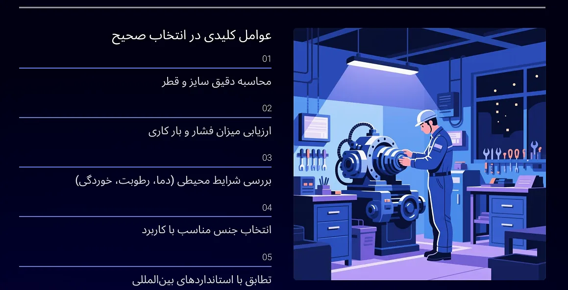 عوامل کلیدی در انتخاب صحیح