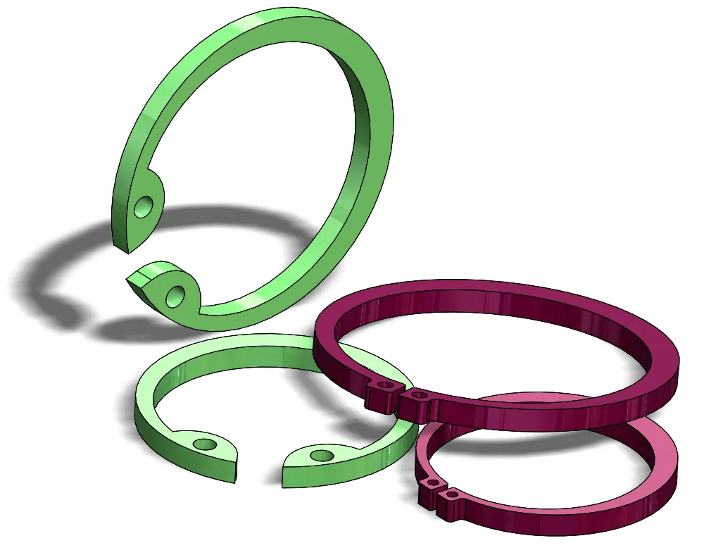 تفاوت خار فنری داخلی و خارجی چیست؟