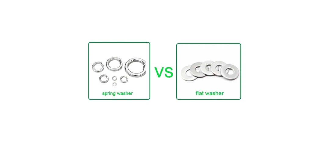 تفاوت واشر تخت و واشر فنری